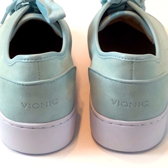 Vionic Mint Green, Mist Suede Sneakers. - Picture 5 of 16
